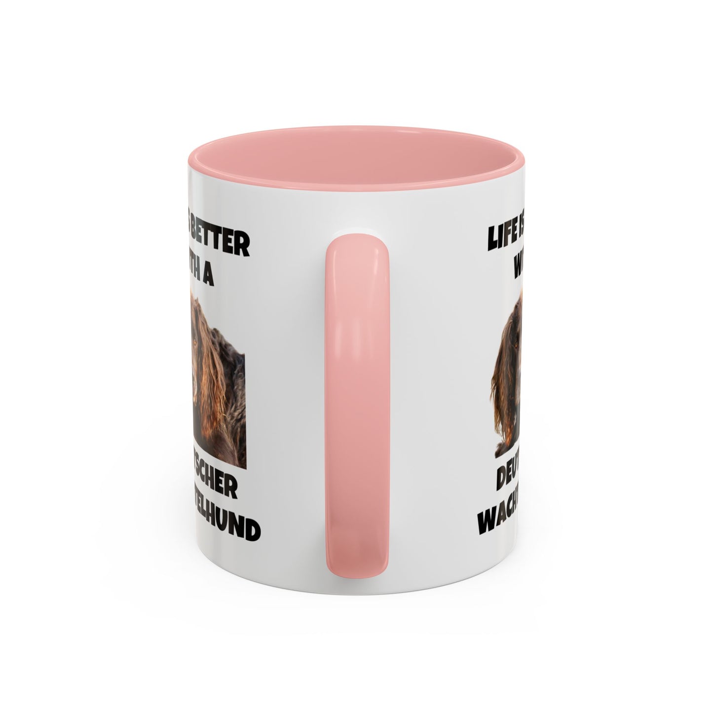 Deutscher Wachtelhund, Life is Better with a Deutscher Wachtelhund, Accent Coffee Mug (11, 15oz)