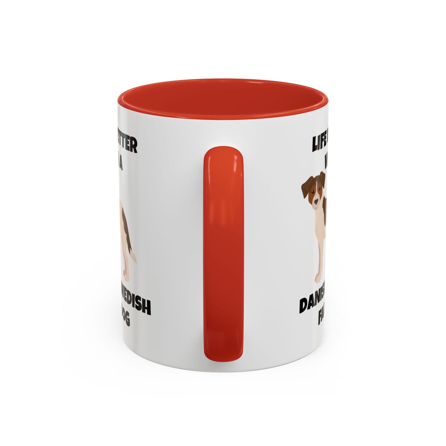 Danish Swedish Farmdog, Life is Better with a Danish-Swedish Farmdog, Accent Coffee Mug (11, 15oz)