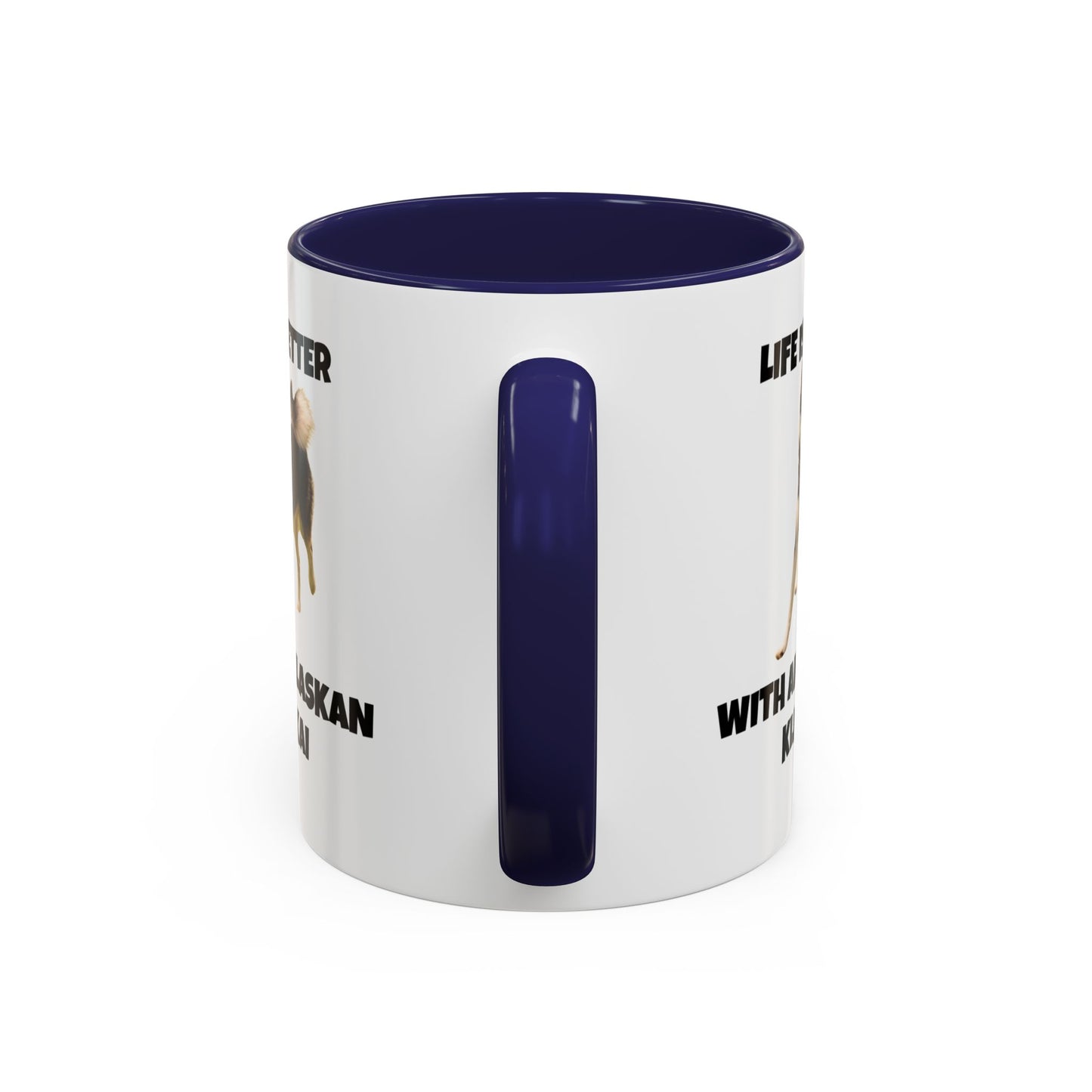 Alaskan Klee Kai, Klee Kai Dog, Life is Better with an Alaskan Klee Kai, Accent Coffee Mug (11, 15oz)