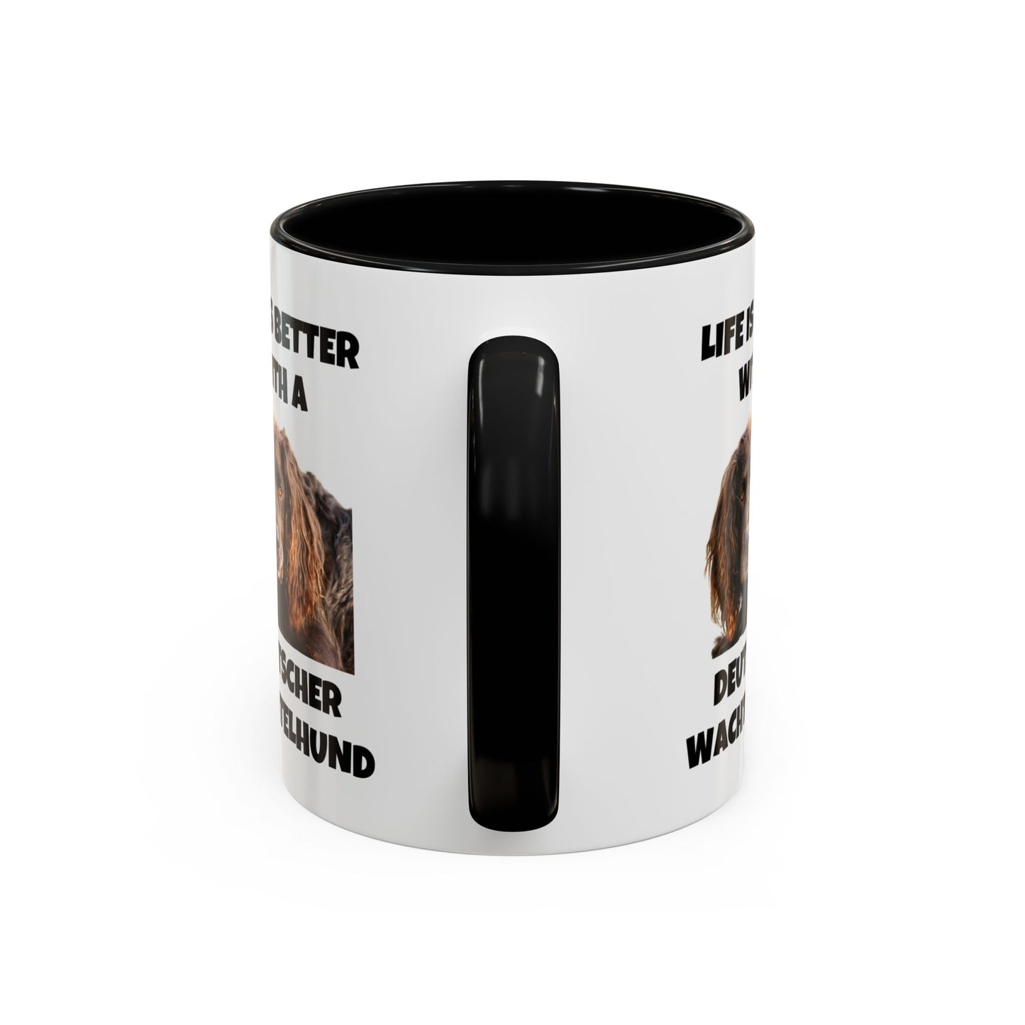 Deutscher Wachtelhund, Life is Better with a Deutscher Wachtelhund, Accent Coffee Mug (11, 15oz)