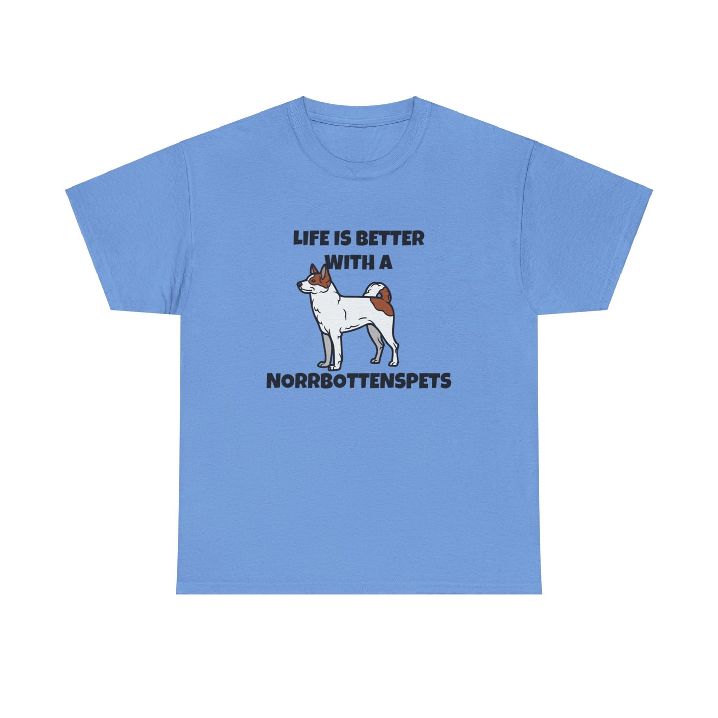 Norrbottenspets, Nob, Life is Better with a Norrbottenspets, Unisex Heavy Cotton Tee