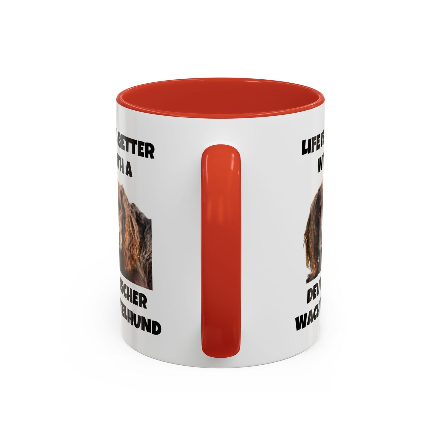 Deutscher Wachtelhund, Life is Better with a Deutscher Wachtelhund, Accent Coffee Mug (11, 15oz)