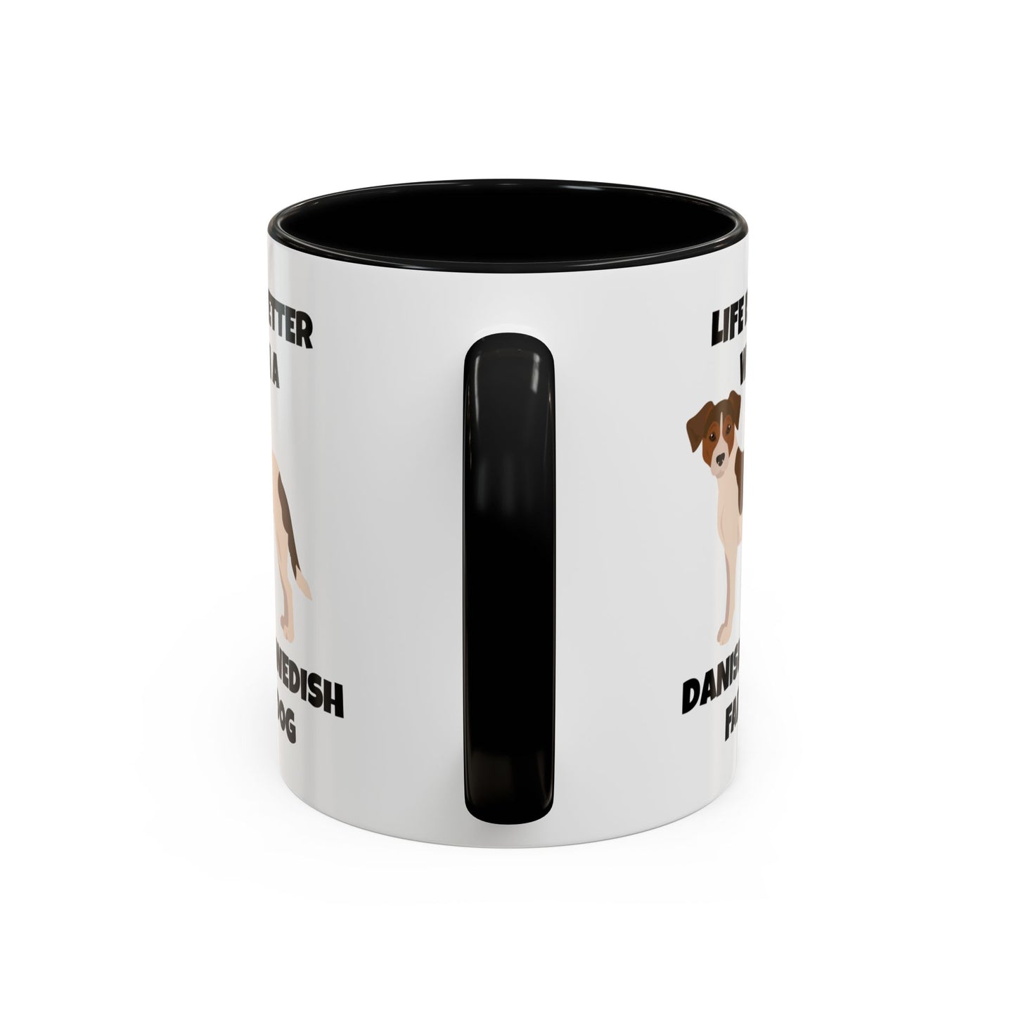 Danish Swedish Farmdog, Life is Better with a Danish-Swedish Farmdog, Accent Coffee Mug (11, 15oz)