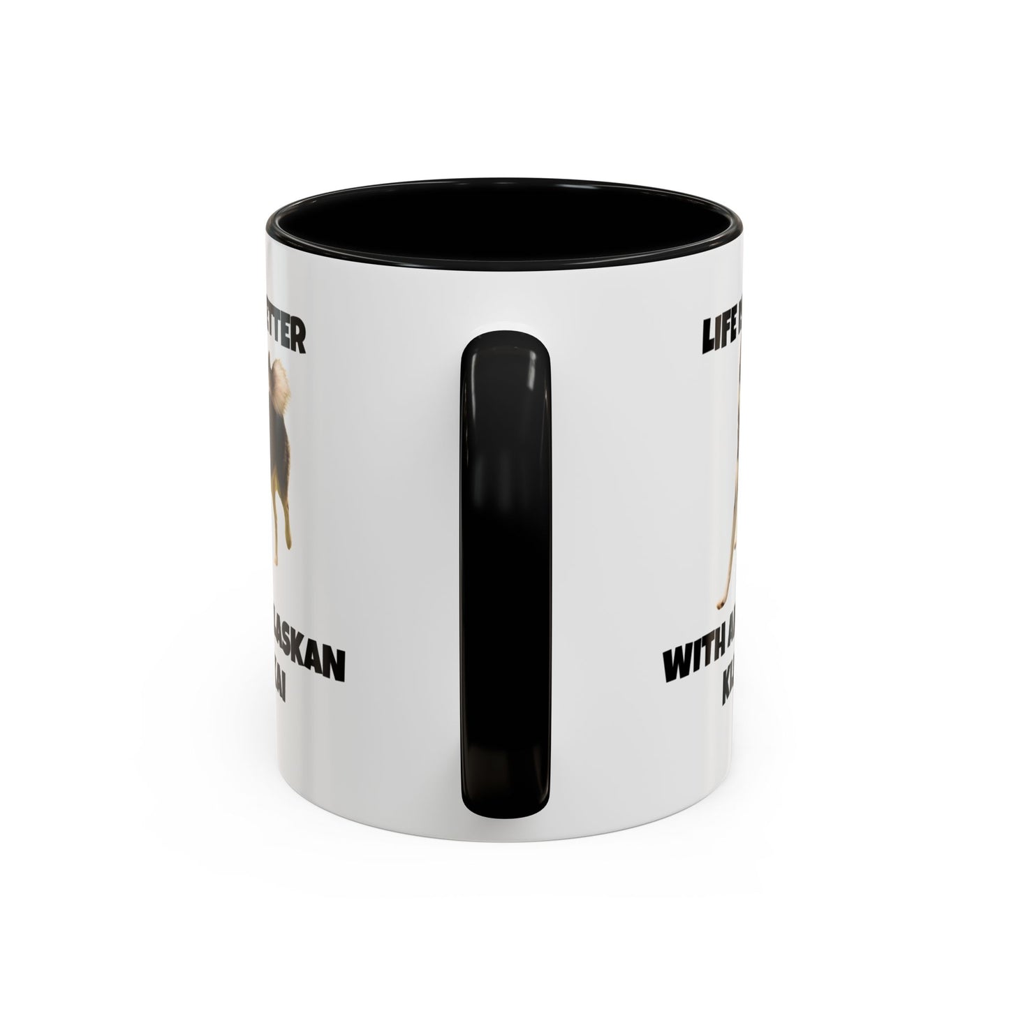 Alaskan Klee Kai, Klee Kai Dog, Life is Better with an Alaskan Klee Kai, Accent Coffee Mug (11, 15oz)