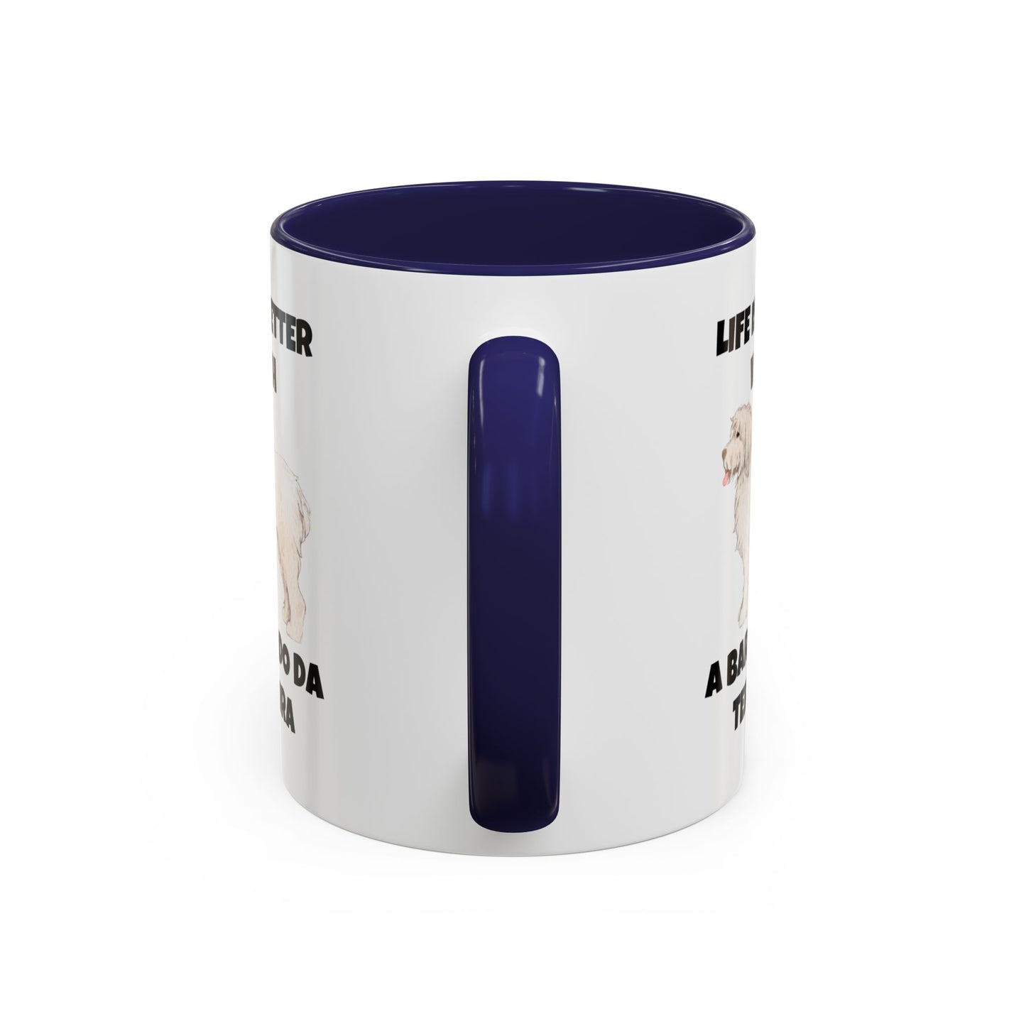 Barbado da Terceira, Barbado da Terceira Dog, Life is Better with a Barbado da Terceira, Accent Coffee Mug (11, 15oz)