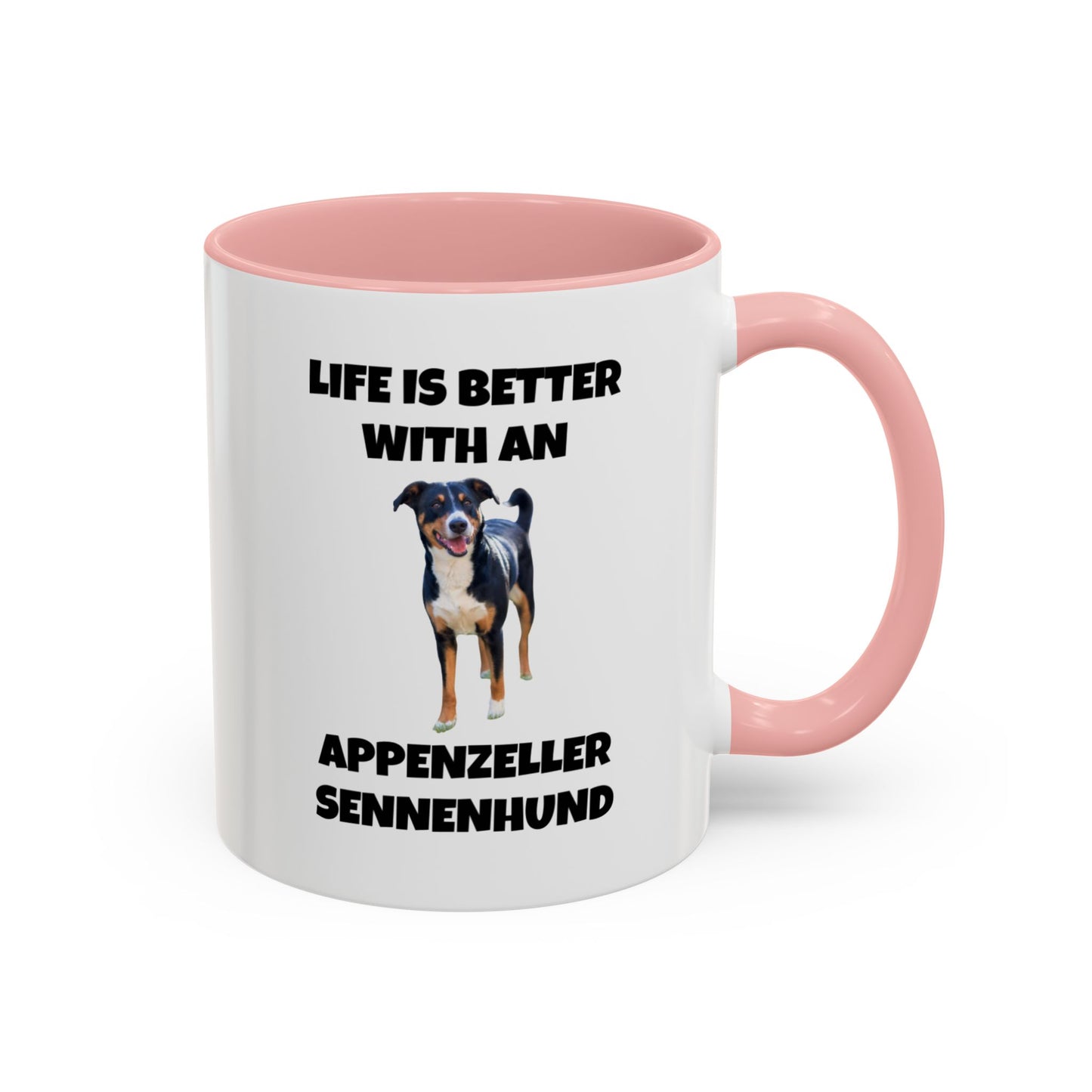 Appenzeller Sennenhund, Appenzeller Dog, Appenzeller Sennenhund Dog,  Accent Coffee Mug (11, 15oz)