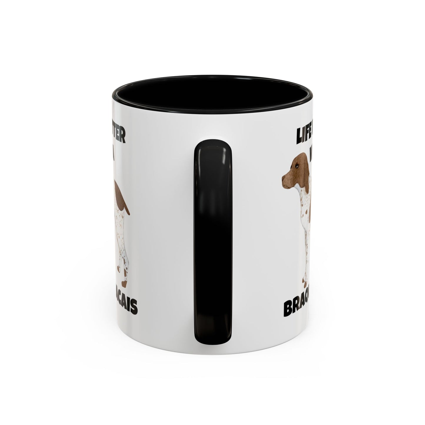 Braque Francais, Braque Francais Dog, Life is Better with a Braque Francais, Accent Coffee Mug (11, 15oz)