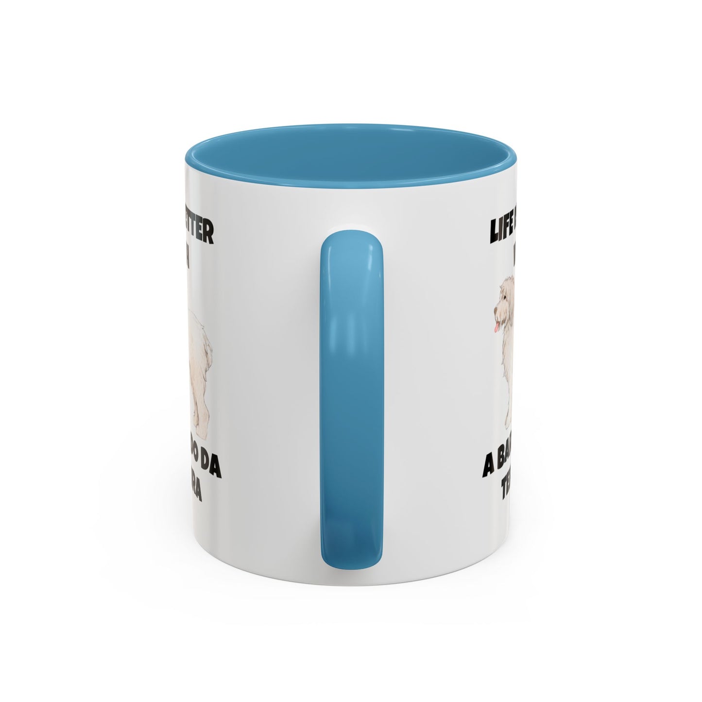 Barbado da Terceira, Barbado da Terceira Dog, Life is Better with a Barbado da Terceira, Accent Coffee Mug (11, 15oz)