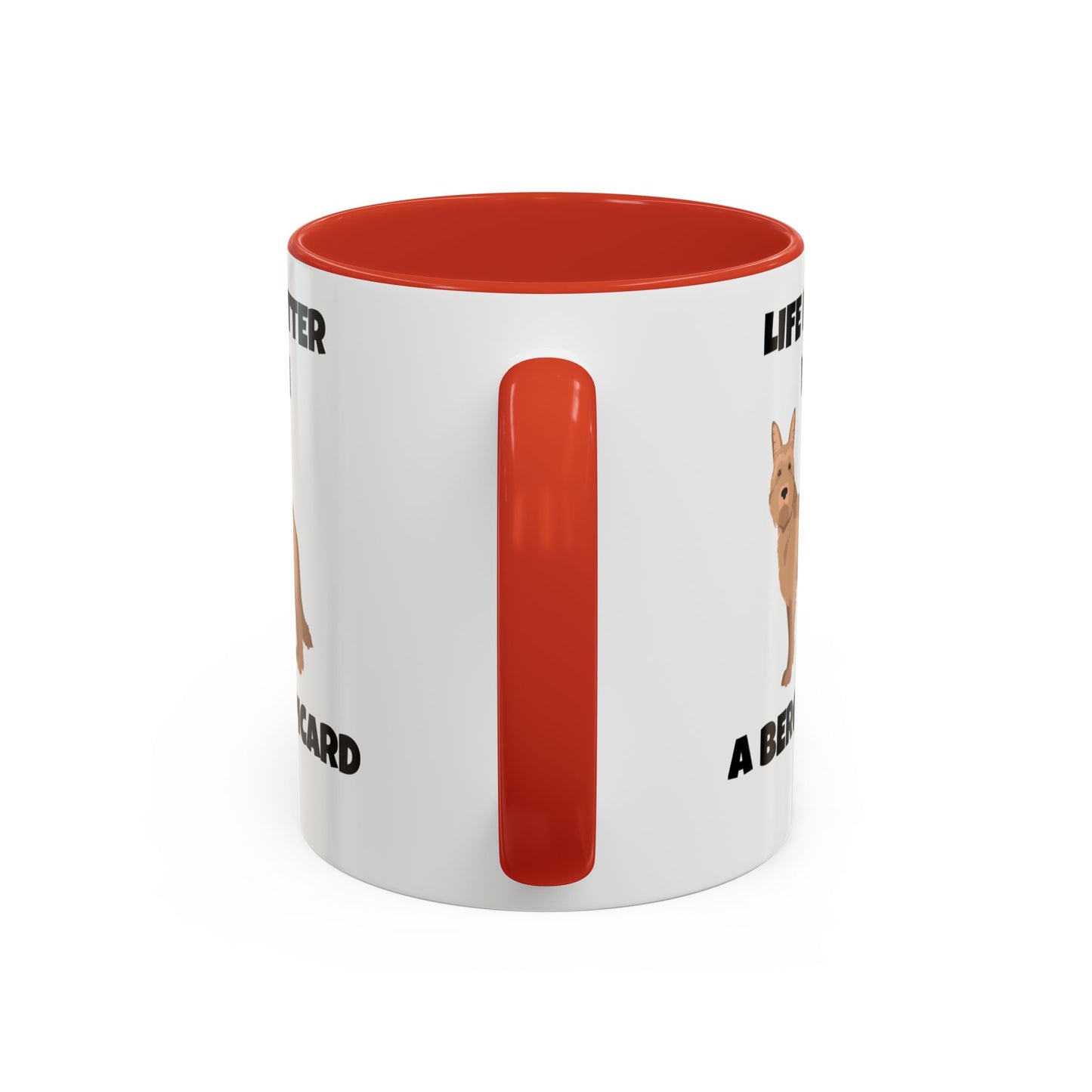 Berger Picard, Berger Picard Dog, Life is Better With a Berger Picard, Accent Coffee Mug (11, 15oz)