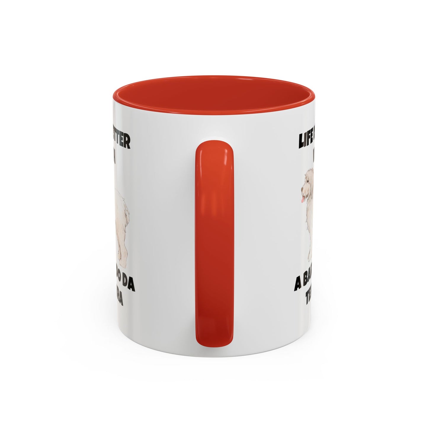 Barbado da Terceira, Barbado da Terceira Dog, Life is Better with a Barbado da Terceira, Accent Coffee Mug (11, 15oz)