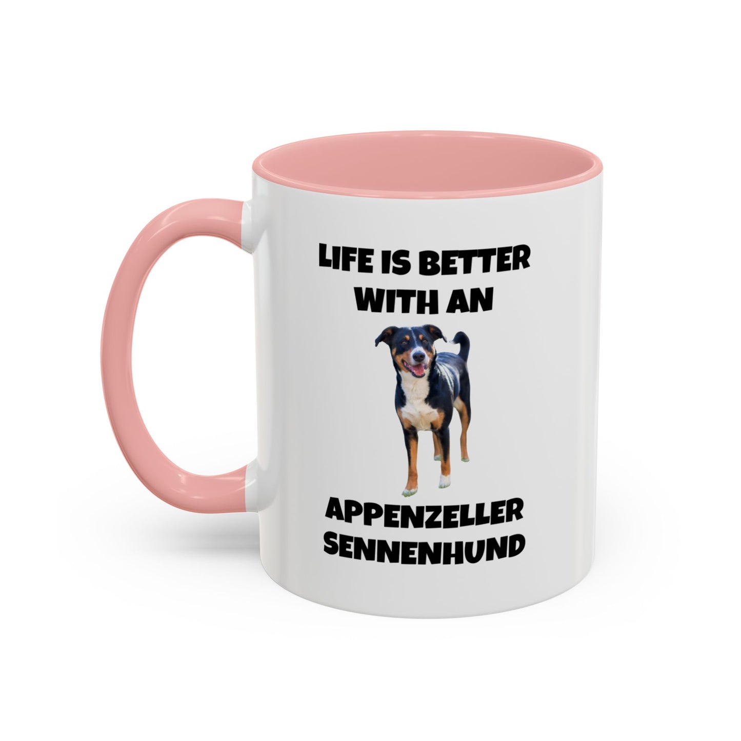 Appenzeller Sennenhund, Appenzeller Dog, Appenzeller Sennenhund Dog,  Accent Coffee Mug (11, 15oz)