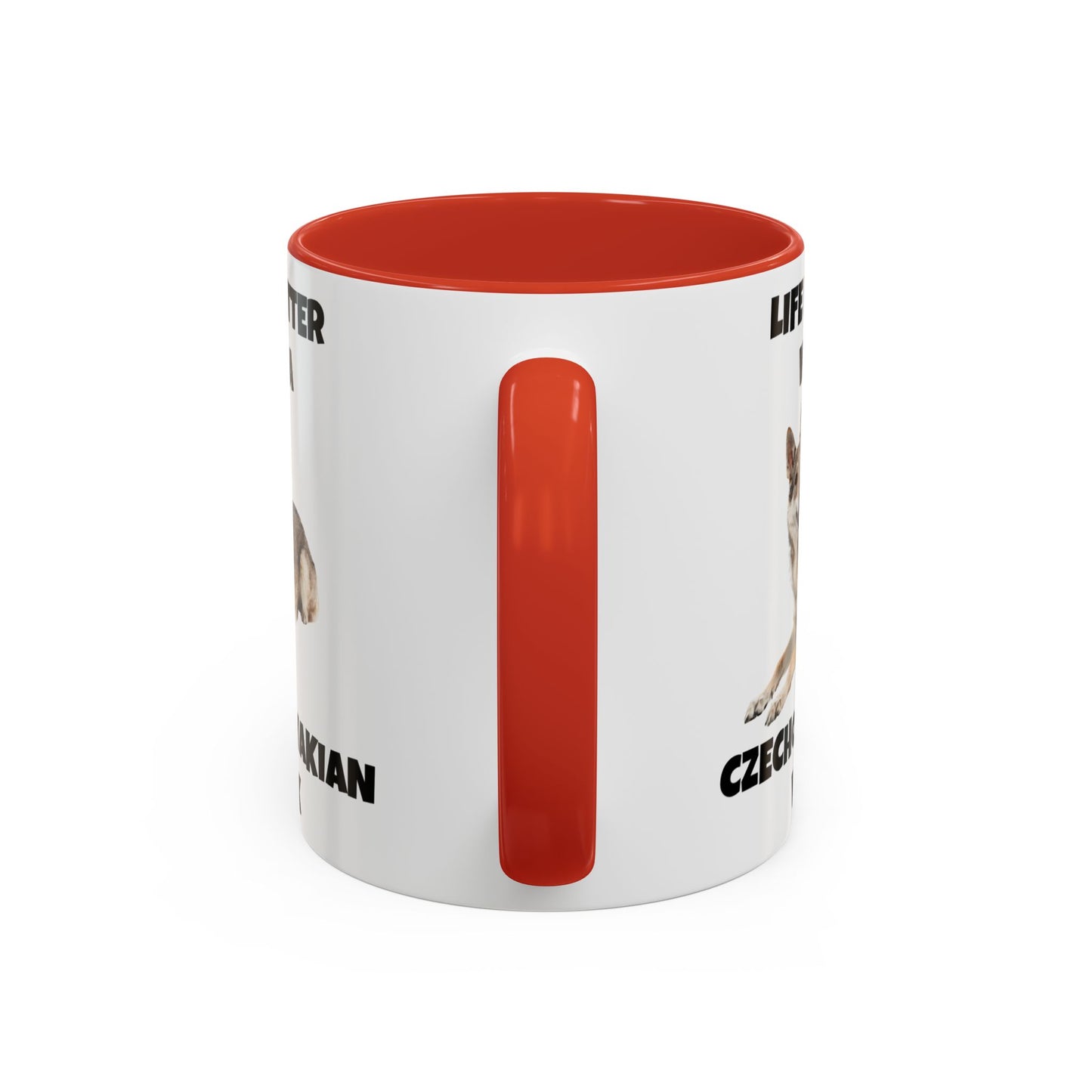 Czechoslovakian Vlack Dog, Life is Better with a Czechoslovakian Vlack, Accent Coffee Mug (11, 15oz)