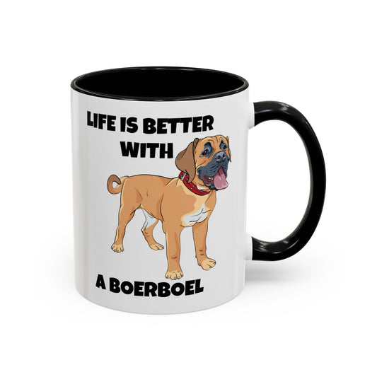 Boerboel, Boerboel Dog, Life is Better with a Boerboel, Accent Coffee Mug (11, 15oz)