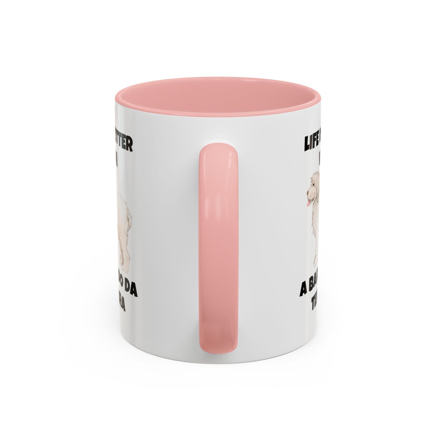 Barbado da Terceira, Barbado da Terceira Dog, Life is Better with a Barbado da Terceira, Accent Coffee Mug (11, 15oz)